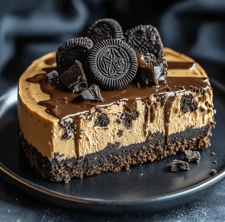 Decadent Creamy No-Bake Oreo Peanut Butter Cheesecake