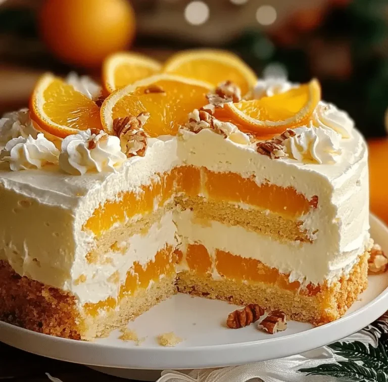 Creamy Decadent Orange Dreamsicle Cake