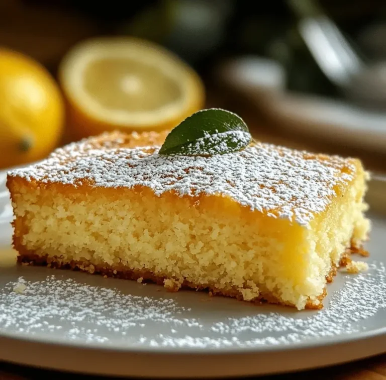 Creamy Italian Lemon Ricotta Cake: Zesty Delight