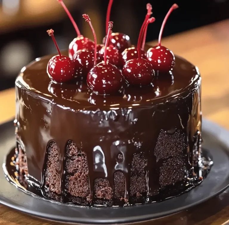 Ultimate Decadent Chocolate Cherry Cake