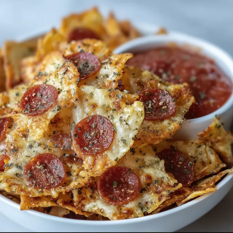 Pizza Chips Pepperoni Crispy Cheesy
