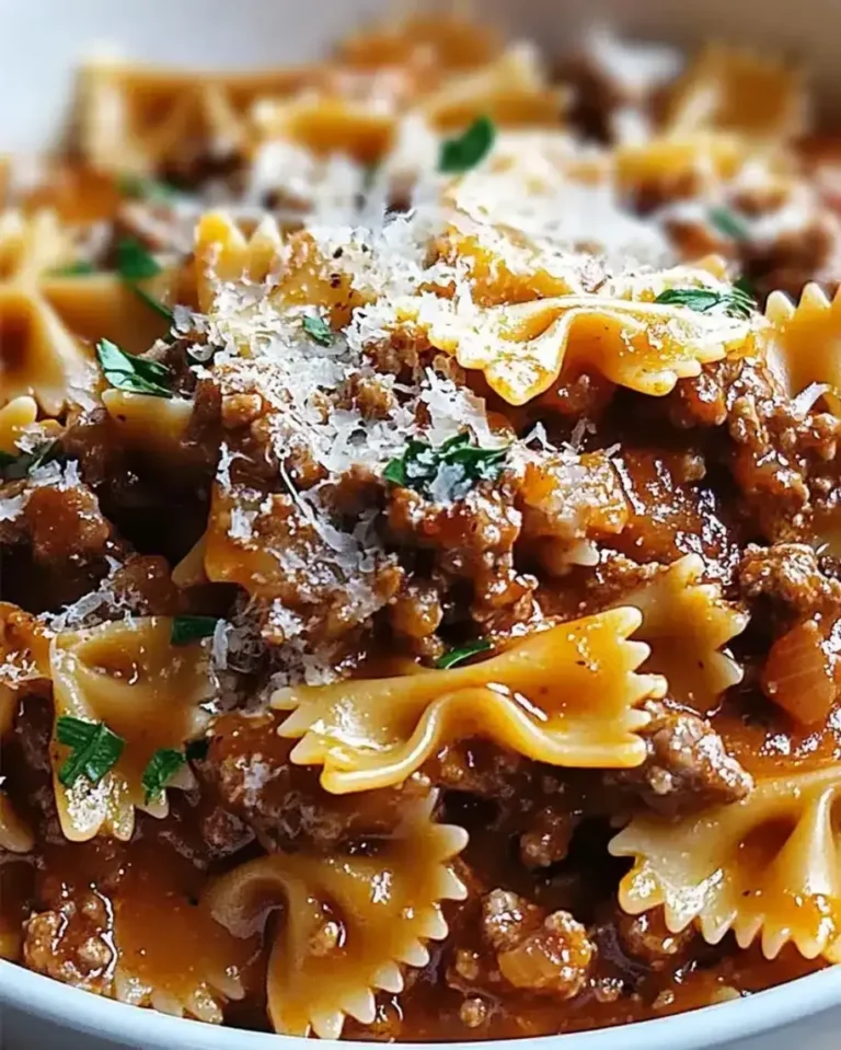 Cheesy Beef and Bowtie Pasta – Easy Family Dinner Recipe