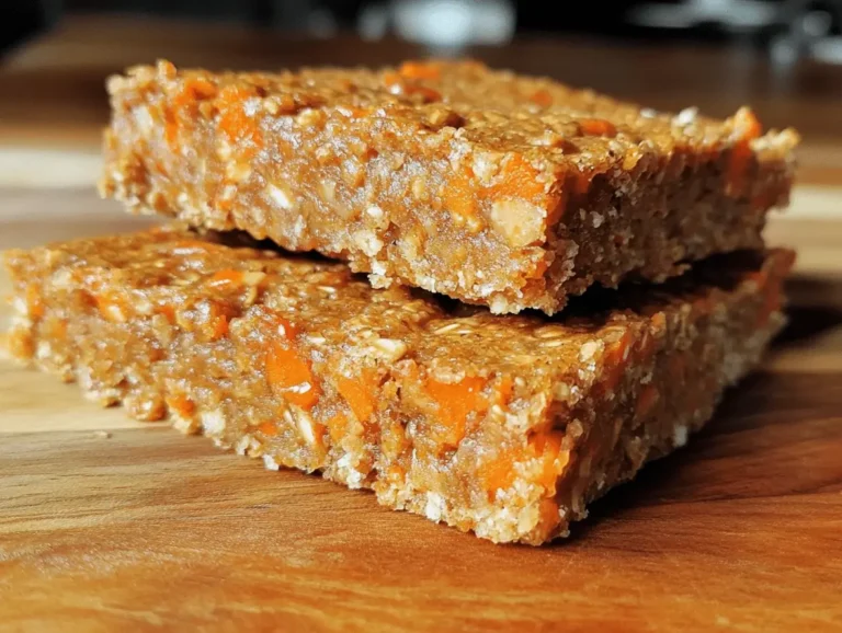Peanut Butter & Carrot Bars for Dogs
