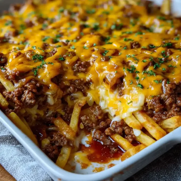 Cheeseburger French Fry Bake – Easy Dinner Idea