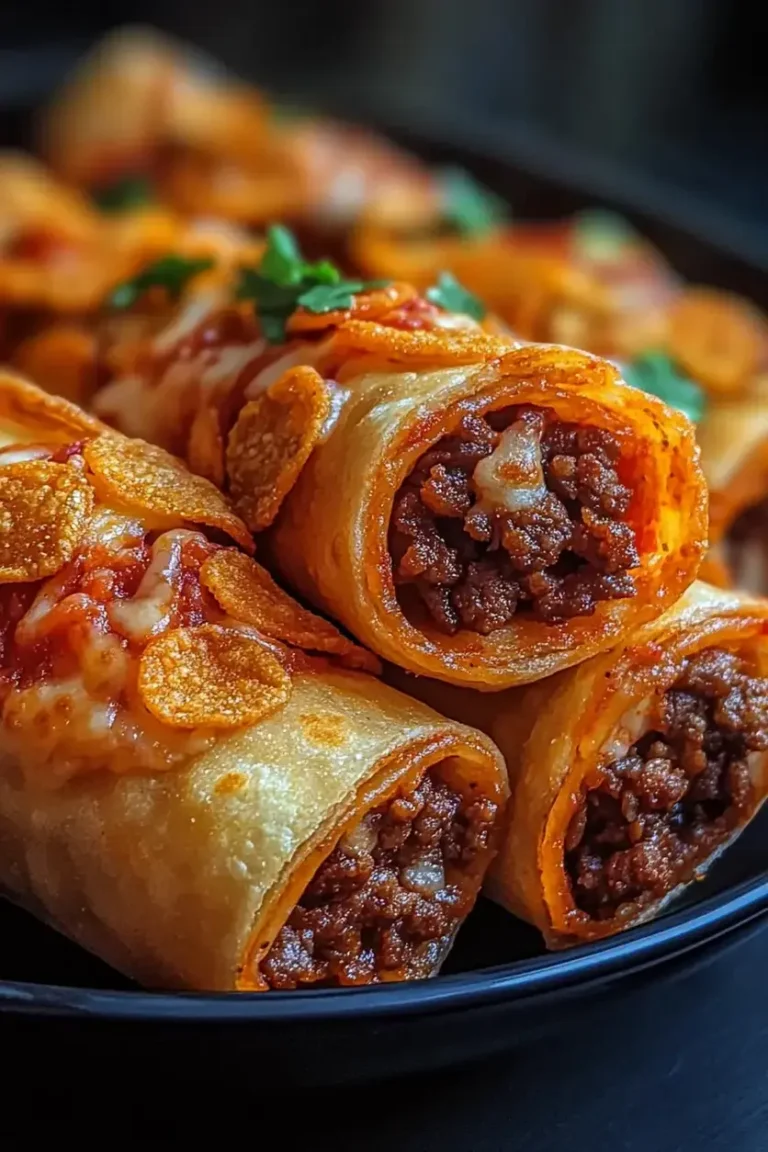 Doritos Pizza Rolls with Beef: A Crunchy, Cheesy Delight!