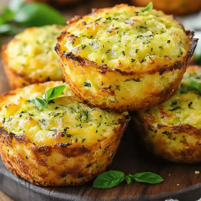 Parmesan Zucchini Potato Muffins – Easy Savory Recipe