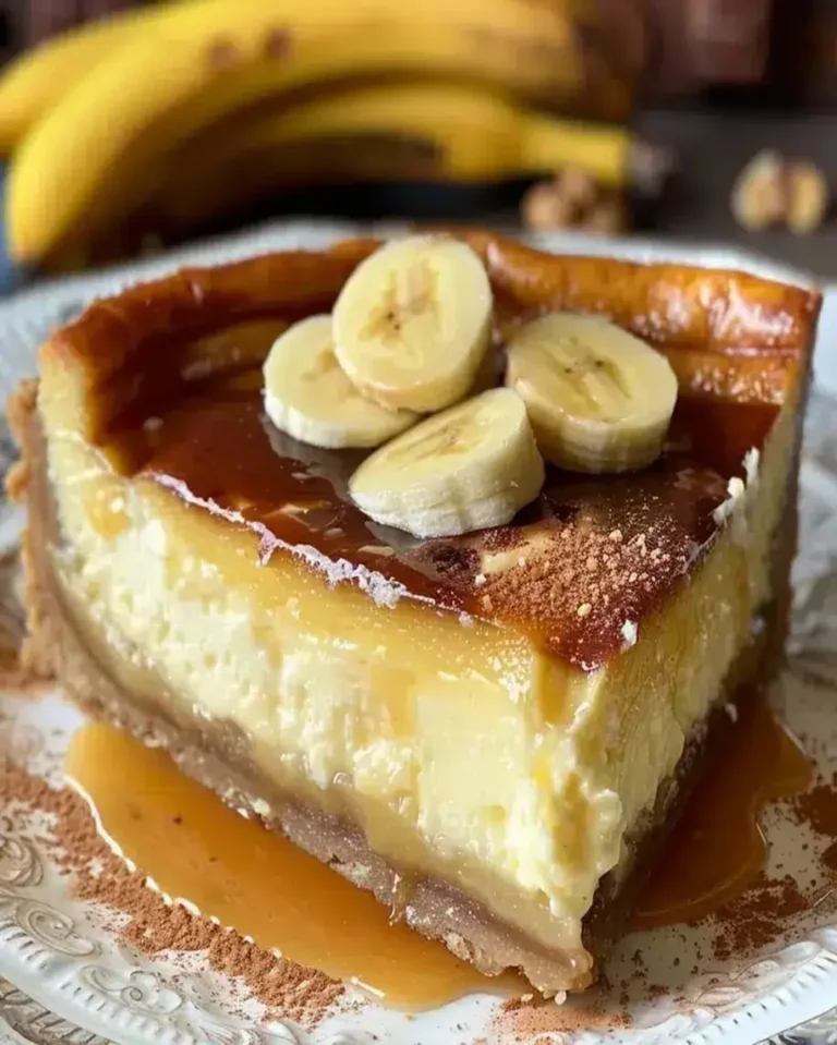 Crème Brûlée Banana Cheesecake Recipe | Best Dessert