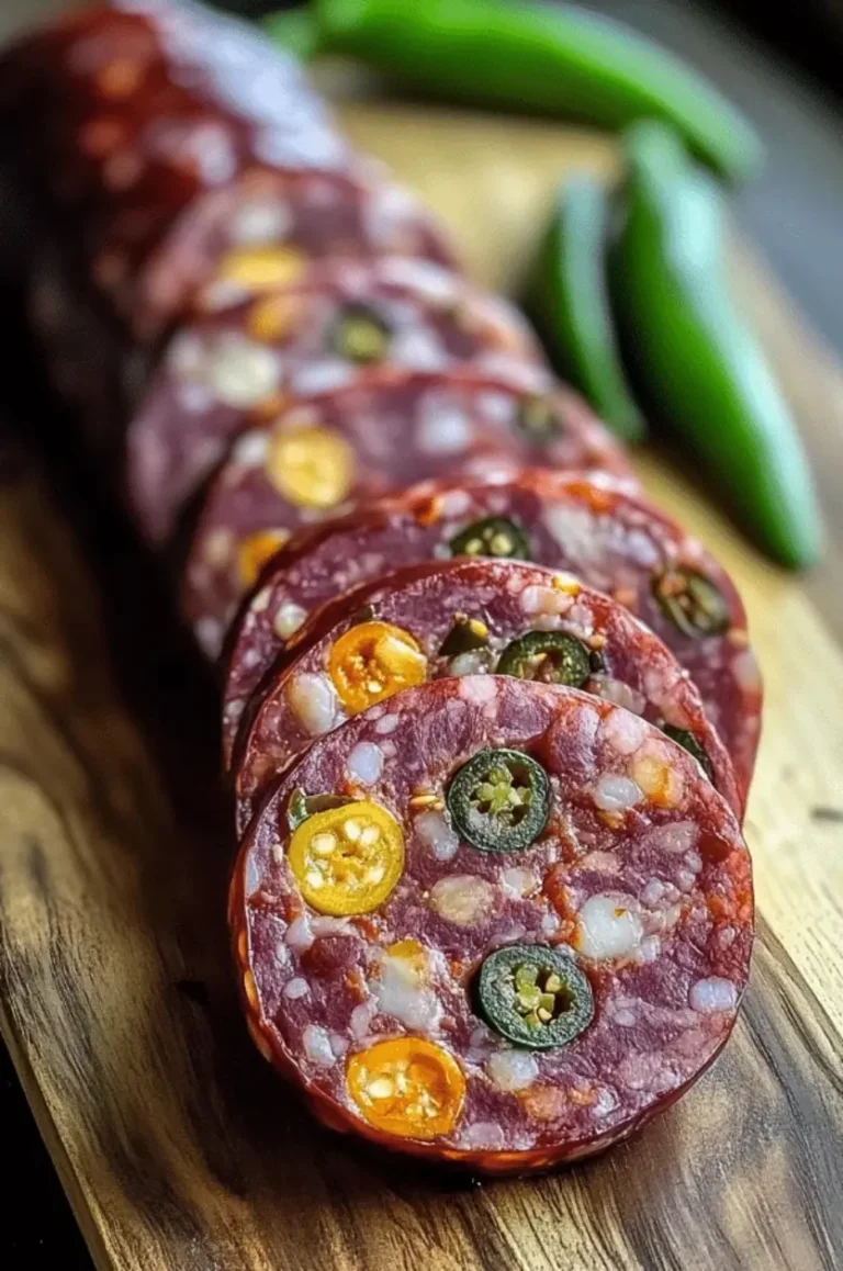 Venison Jalapeño Cheddar Summer Sausage: A Flavorful Twist on a Classic Snack