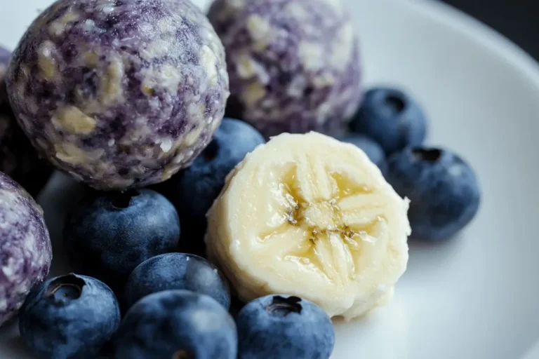Banana and Blueberry Balls for Dogs