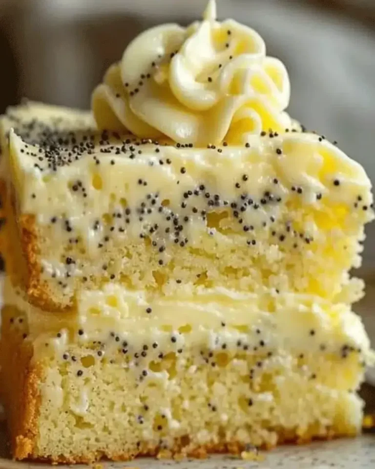Homemade Lemon Poppy Seed Cake – Delicious Dessert Recipe