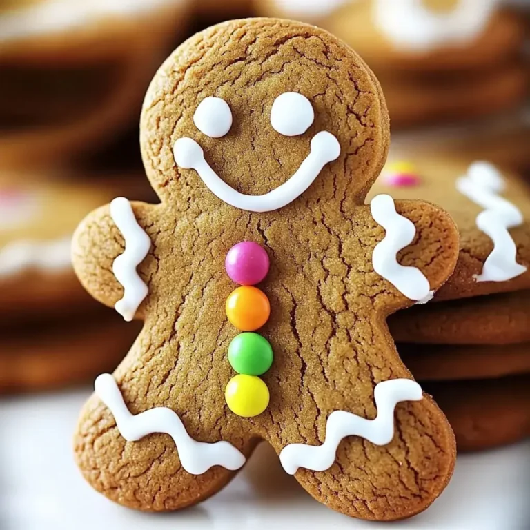 Chewy Gingerbread Man Cookies