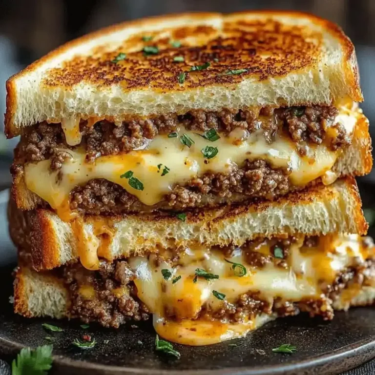 Ultimate Cheesy Ground Beef Melt – Irresistible Comfort Food