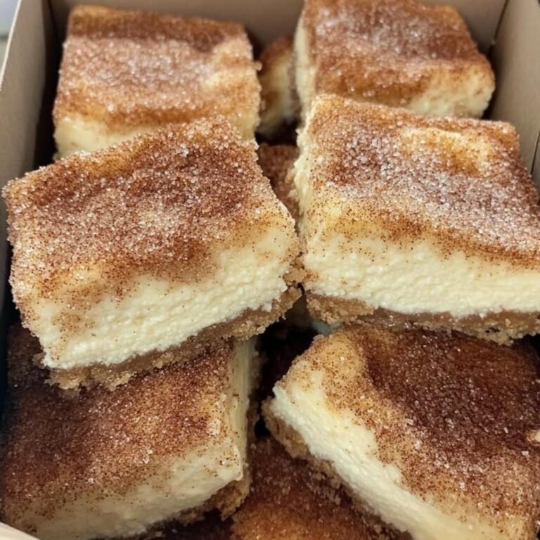 Easy Cinnamon Churro Cheesecake Bars