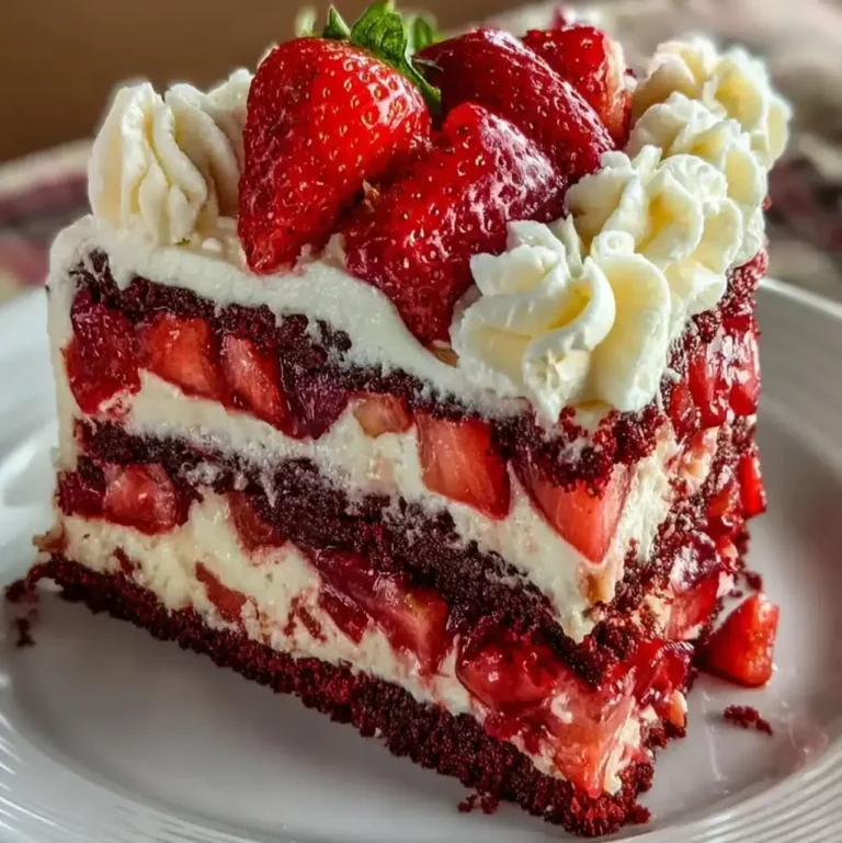 Decadent Strawberry Velvet Cake – Perfect for Any Celebration