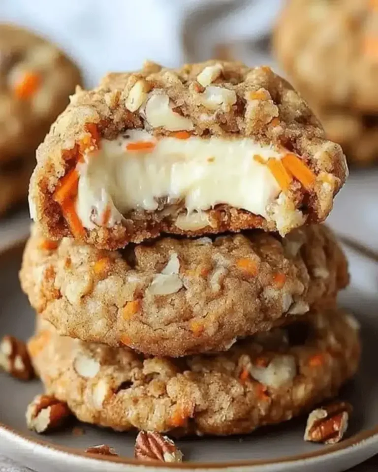 Carrot Cake Cheesecake Cookies Recipe | Easy Dessert Ideas