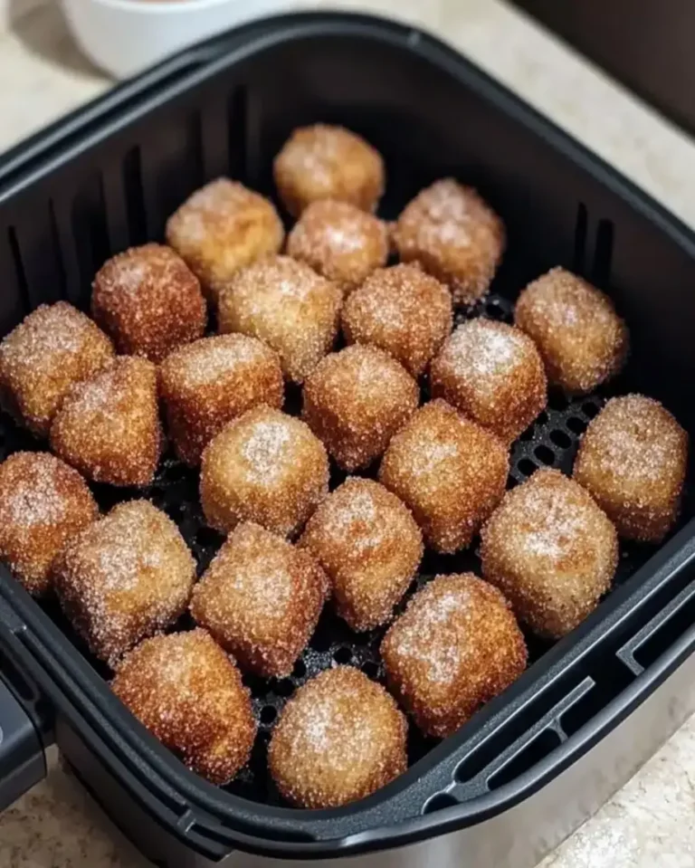 Air Fryer Cinnamon Sugar Churro Bites – Easy Dessert