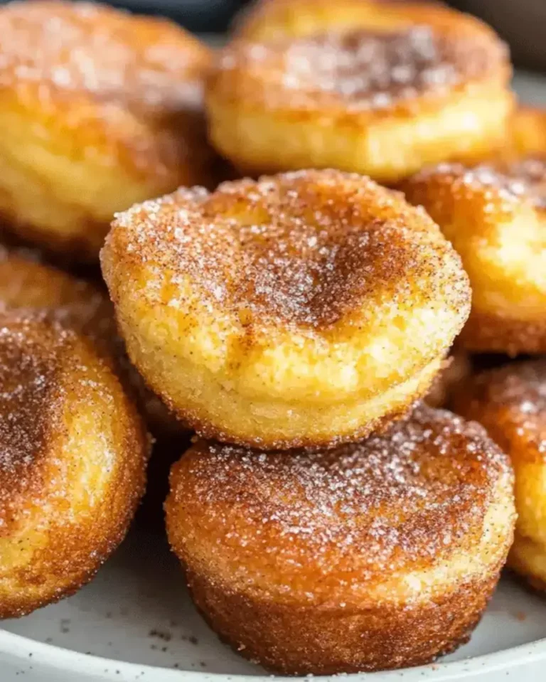 Fluffy Cinnamon Sugar Muffin Bites – Easy Sweet Treat