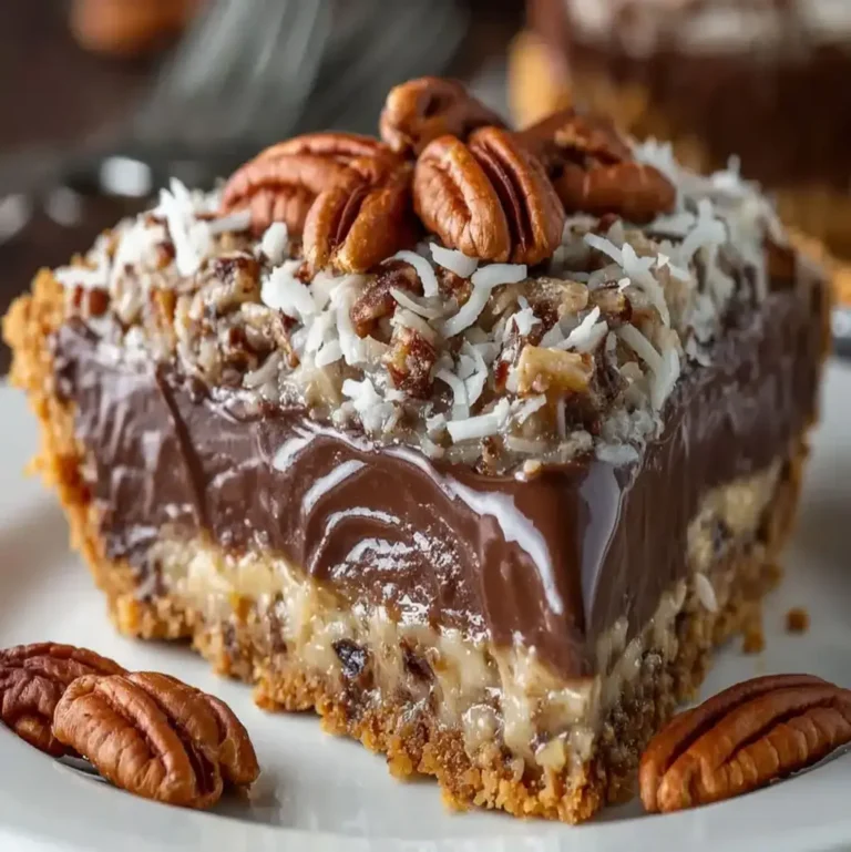 German Chocolate Pie – Easy No-Bake Dessert