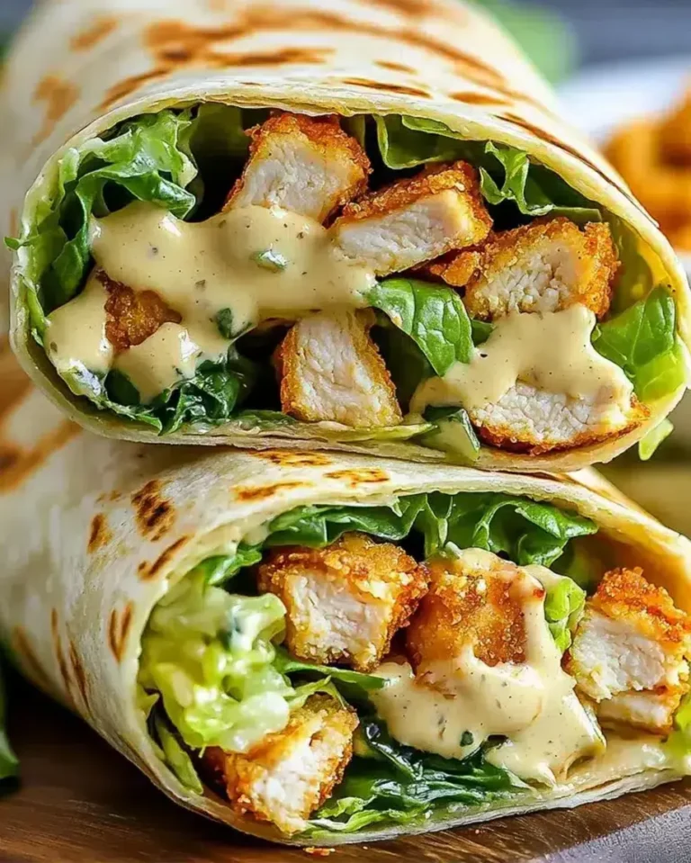 Easy Chicken Caesar Wrap Recipe – Easy Recipe