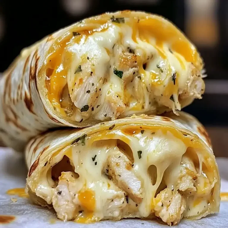 Cheesy Garlic Chicken Wraps – Quick & Easy Dinner Recipe