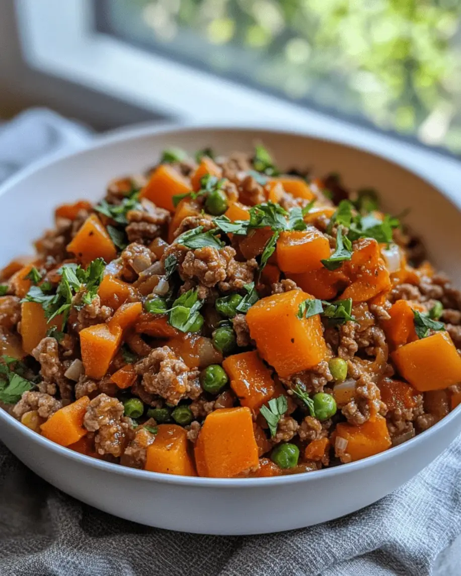 Finished dog food patties cooling, ready to serve with a happy dog background.