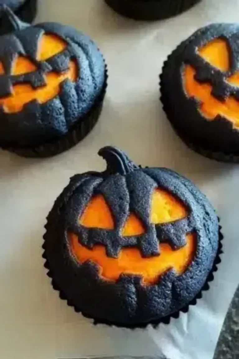 Jack-o-Lantern Cupcakes 🎃