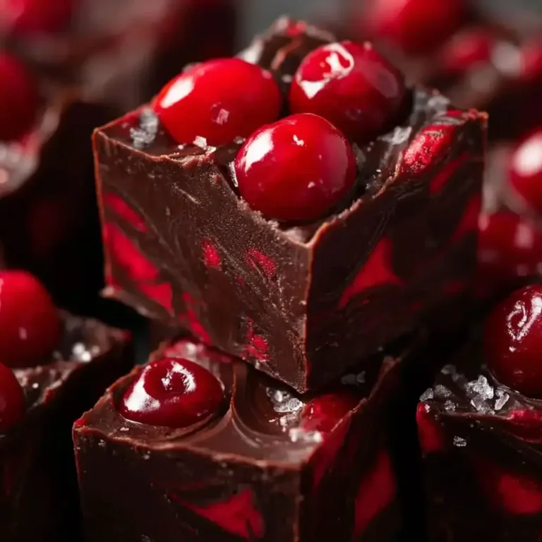 Halloween Dracula Dark Cherry Fudges