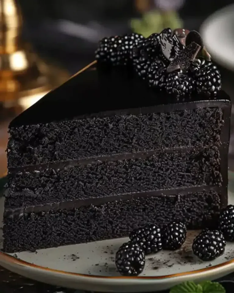 Luxurious Black Velvet Cake – Easy Dessert Recipe