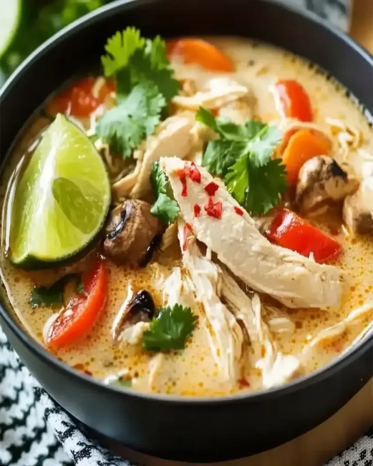 🥣 Thai Chicken Soup Recipe – Easy & Flavorful Comfort in a Bowl!