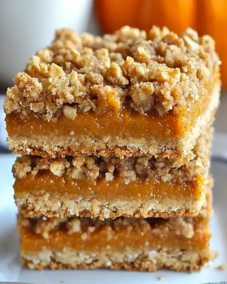 Pumpkin Pie Crumble Bars – Easy Fall Dessert Recipe