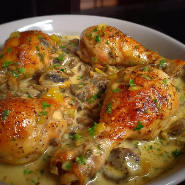 Creamy Baked Chicken Mushroom