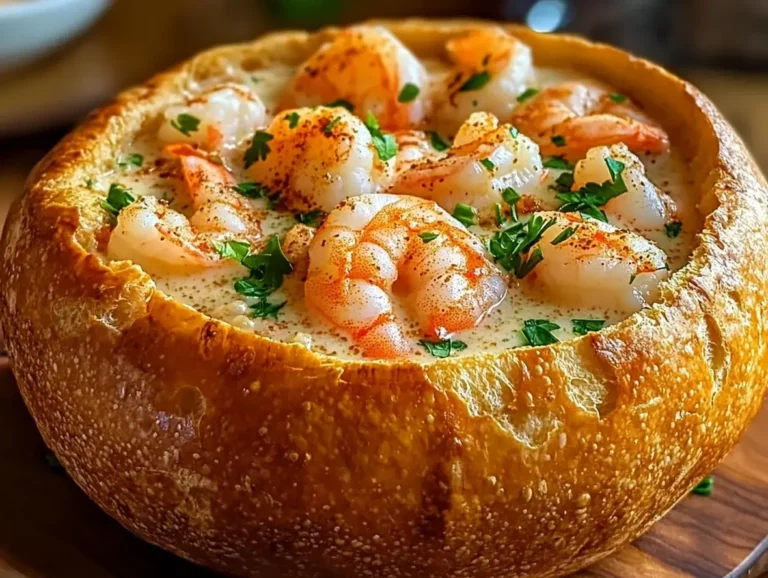 Stuffed Seafood Bread Bowl A Delicious Treat