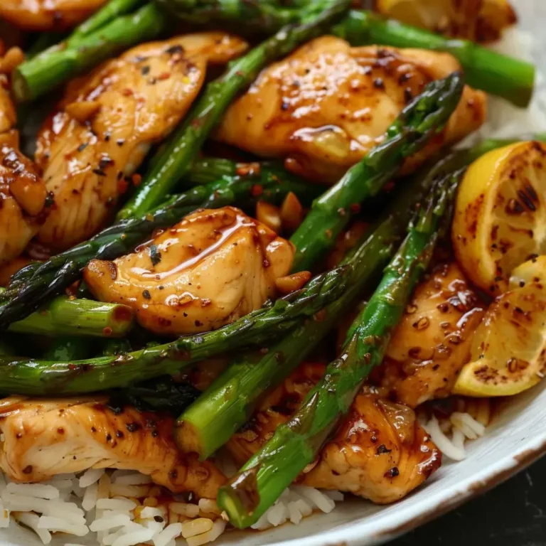 Lemon Chicken Asparagus Stir-Fry