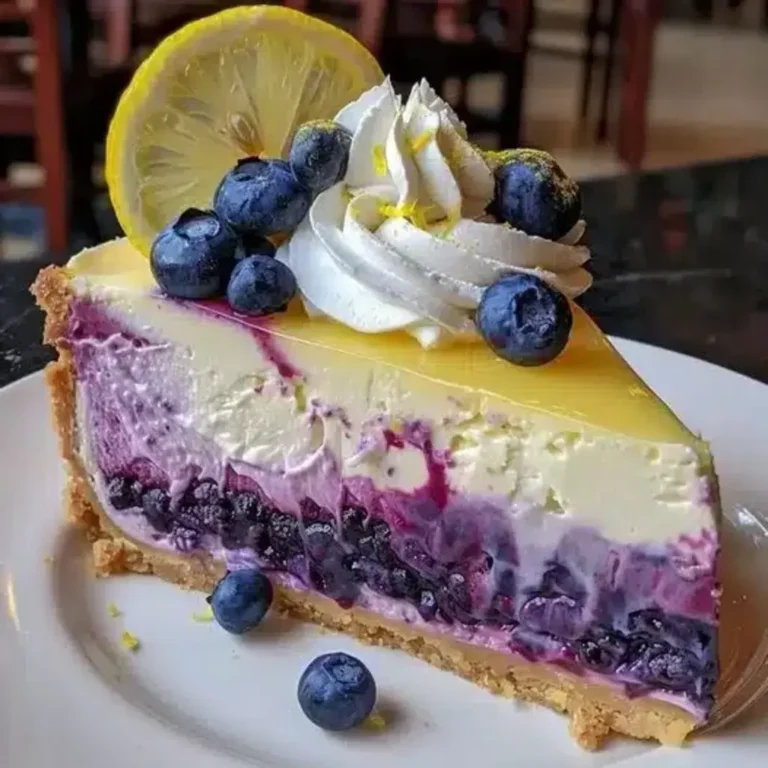 Lemon Blueberry Cheesecake: Easy, Delicious Recipe