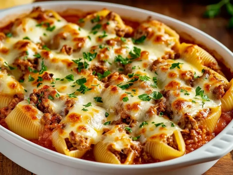 Ground Beef Stuffed Shells – Perfect for Family Dinners