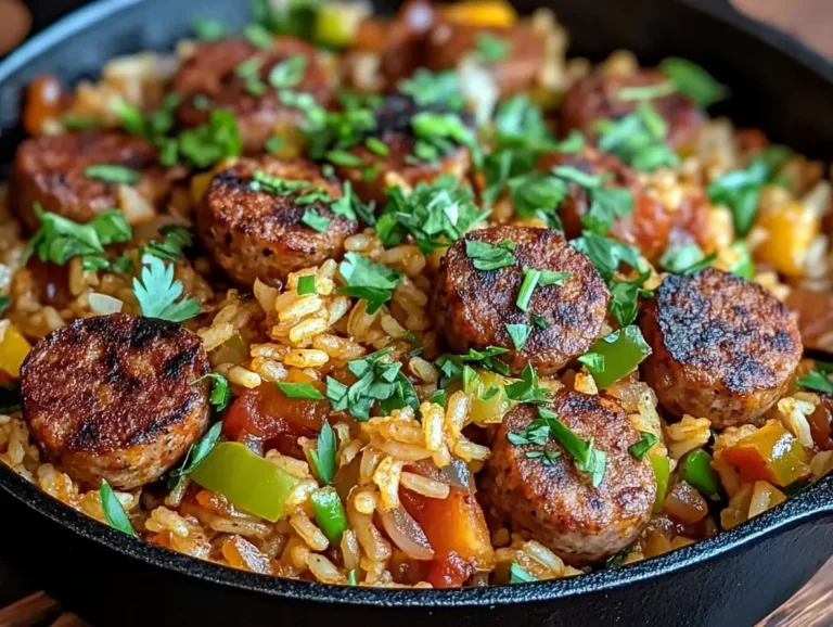 Easy Sausage and Rice Skillet Recipe for Busy Weeknights