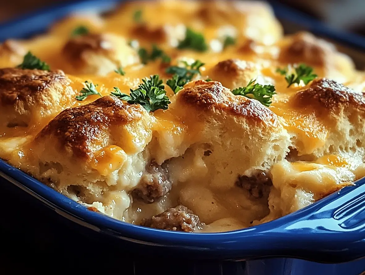 Biscuits and Gravy Casserole