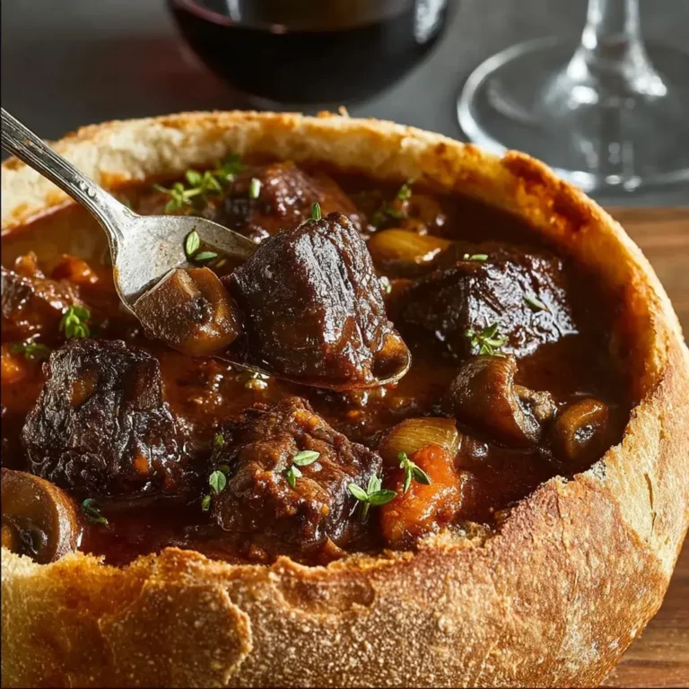 Red Wine Braised Beef Bourguignon
