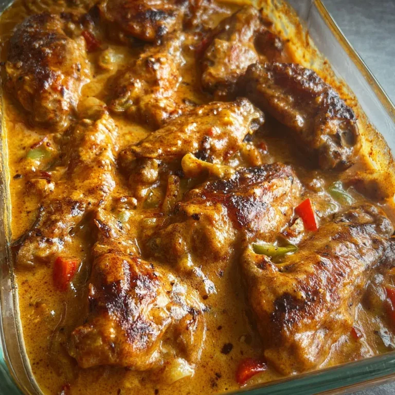 Smothered Chicken Wings Baked