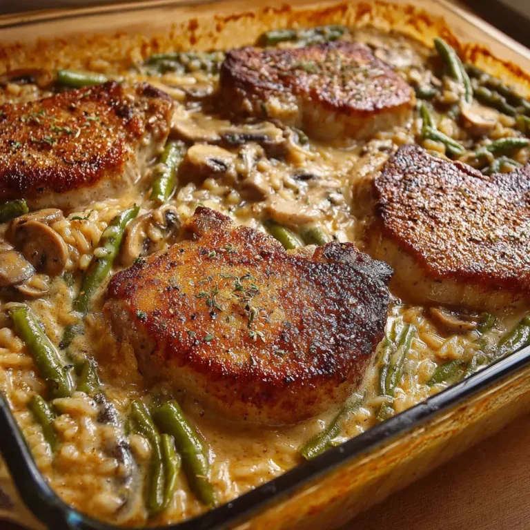Pork Chop Green Bean Casserole