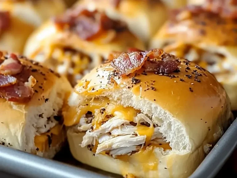 Chicken Bacon Ranch Sliders A Must-Try Recipe
