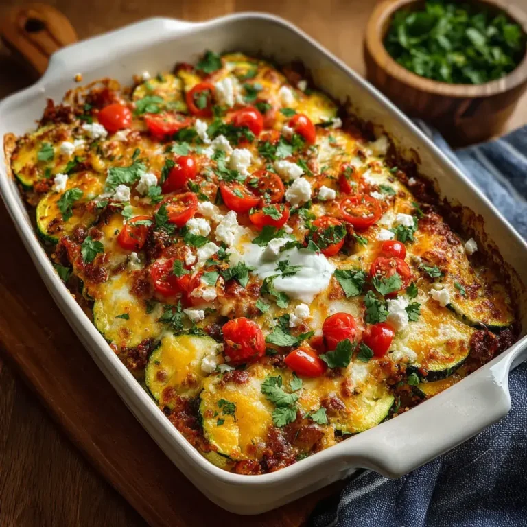 Tex-Mex Zucchini Bake Dish