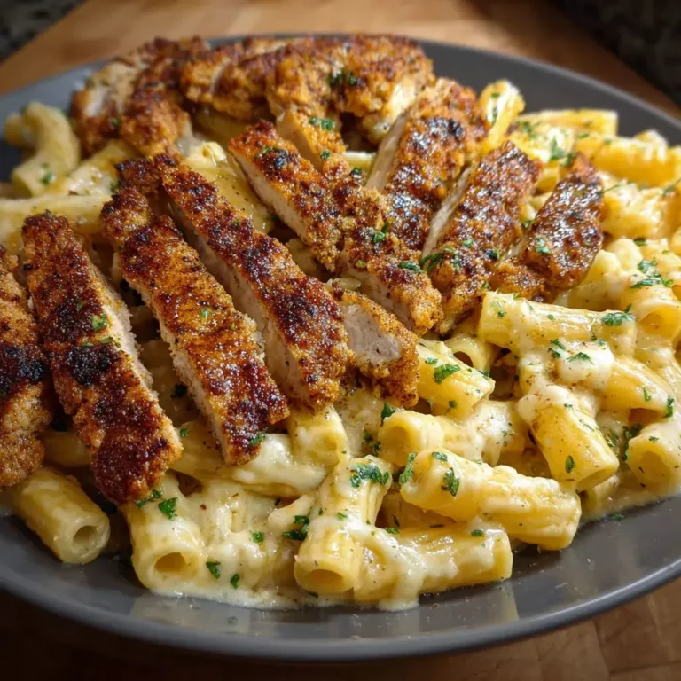 Creamy Rigatoni Alfredo Cajun