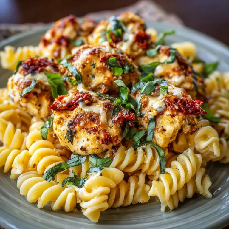 Cheesy Tuscan Chicken Sun-Dried Rotini