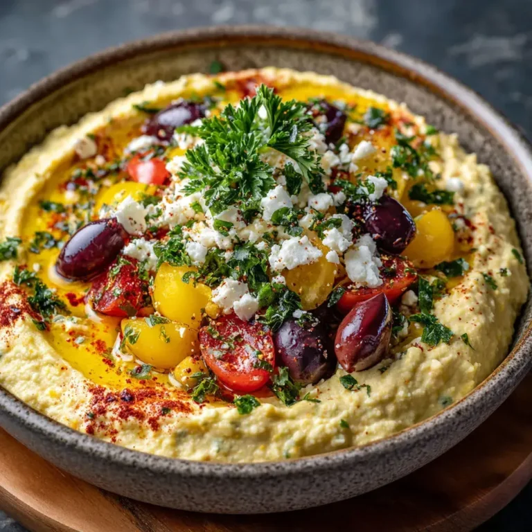 Greek Style Loaded Hummus Mango