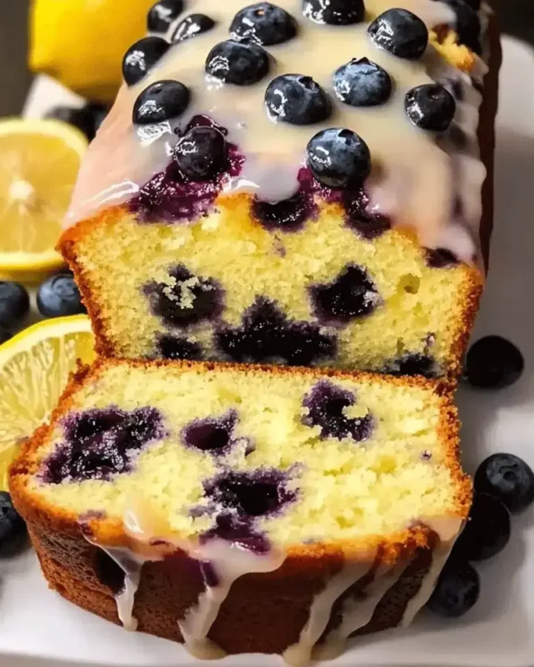 Luscious Lemon Blueberry Pound Cake Recipe – Easy Dessert
