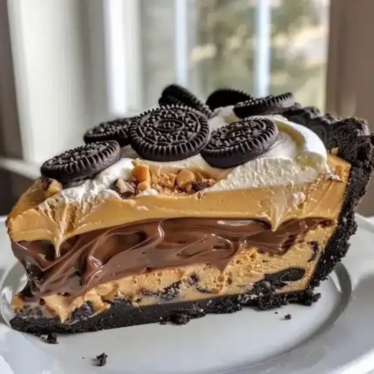Chocolate Peanut Butter Pie Recipe | Easy Dessert