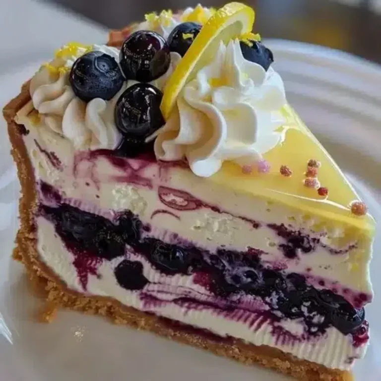 Blueberry Lemon Cheesecake Recipe | Simple & Tasty