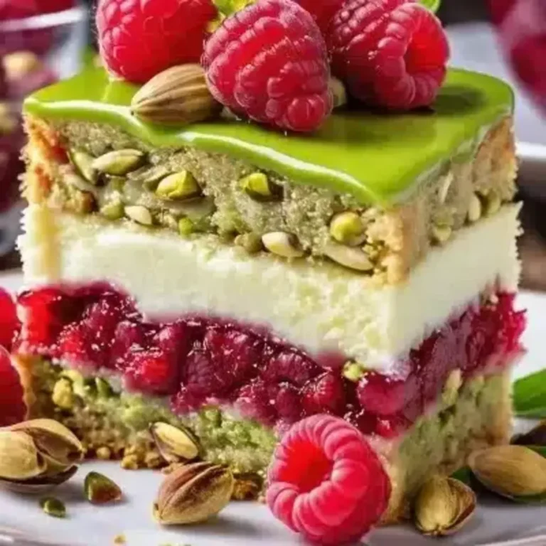 Heavenly Pistachio Raspberry Dream Cake Recipe