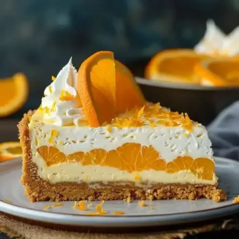 No-Bake Orange Cheesecake: Simple & Tasty